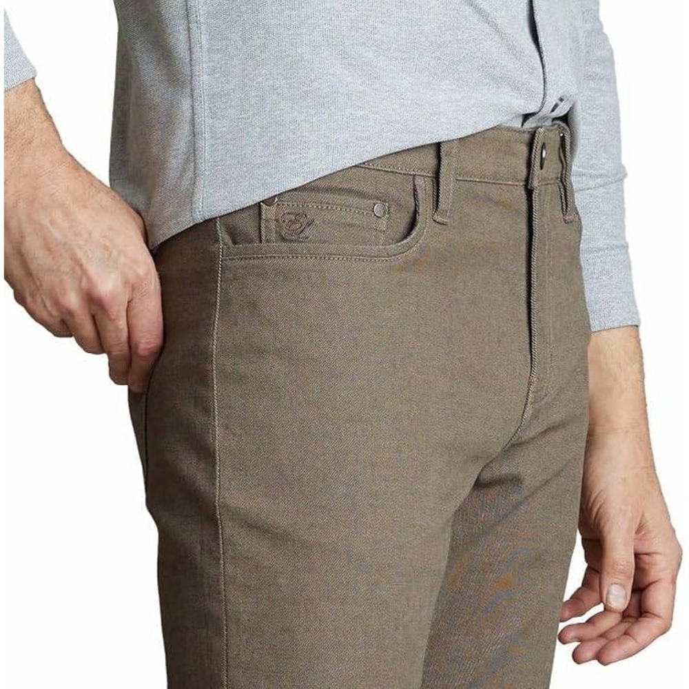 English Laundry Mens 34x30 Brown 5-Pocket Stretch Straight Leg Pants 1365289-07 - Picture 13 of 13